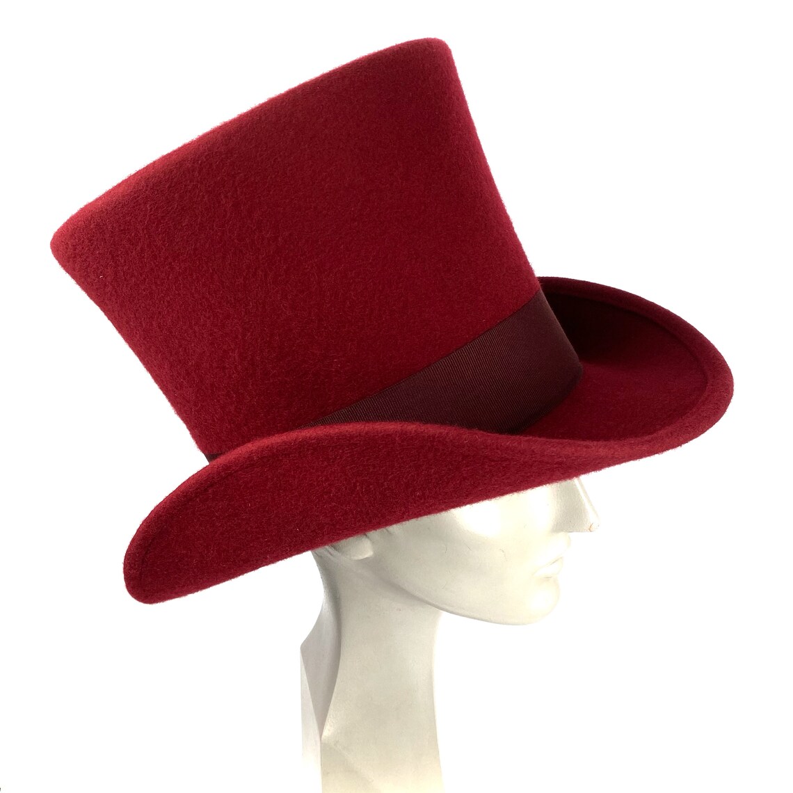 Empire Felt Top Hat With Wide Brim - Elegant and Timeless Fashion ...