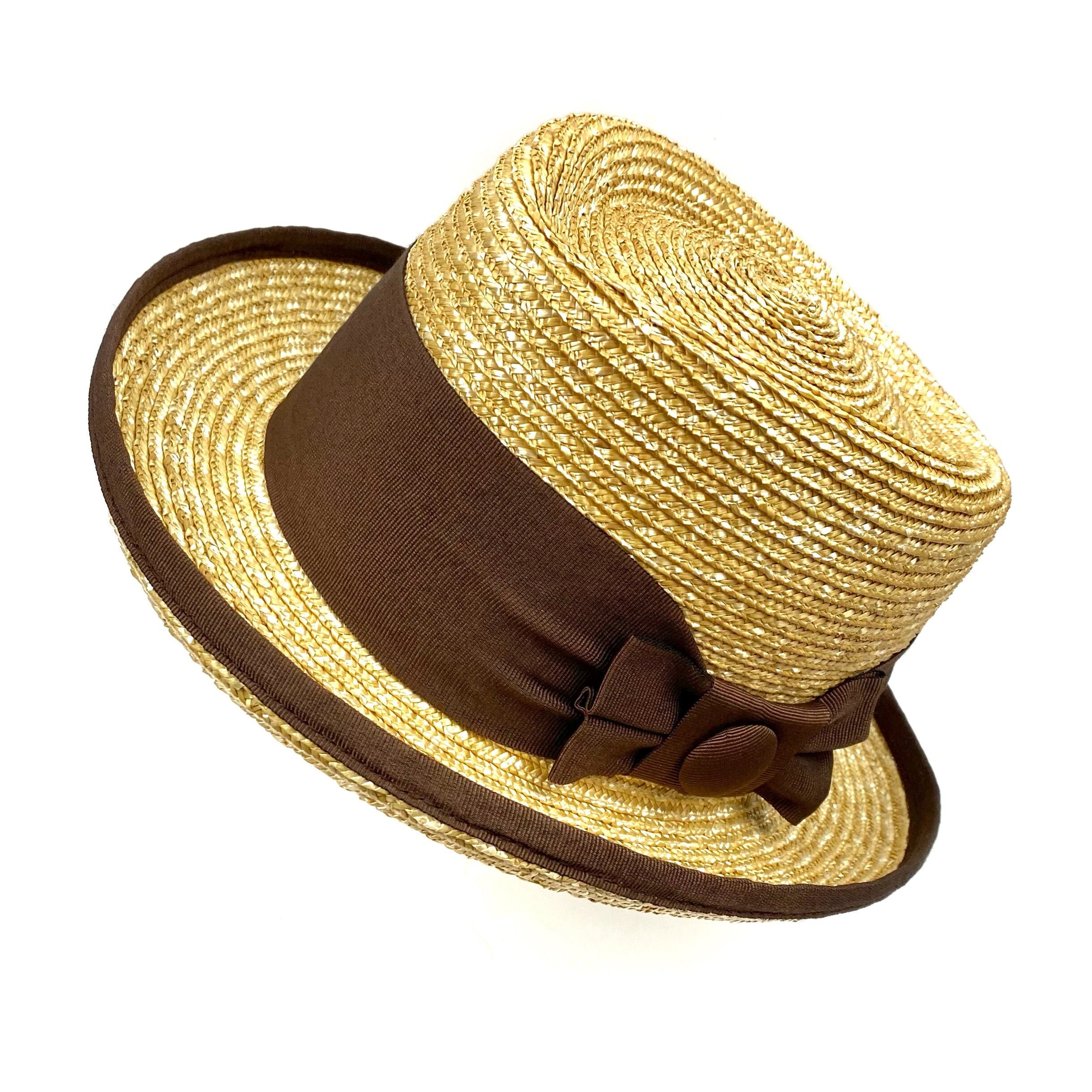 Homburg hat straw Clearance