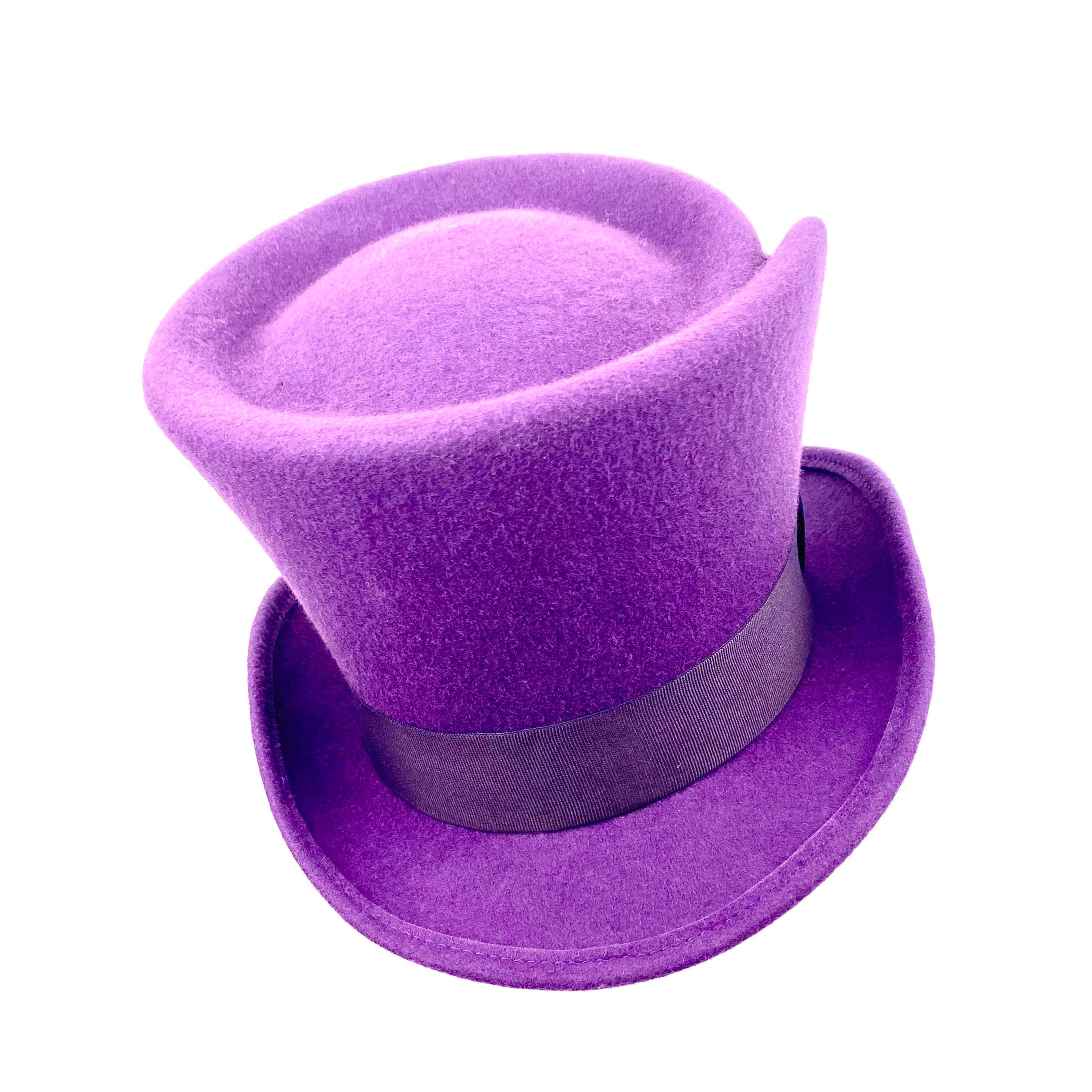 Purple Top Hat Custom Top Hat Amazing Top Hat Purple Hat Purple