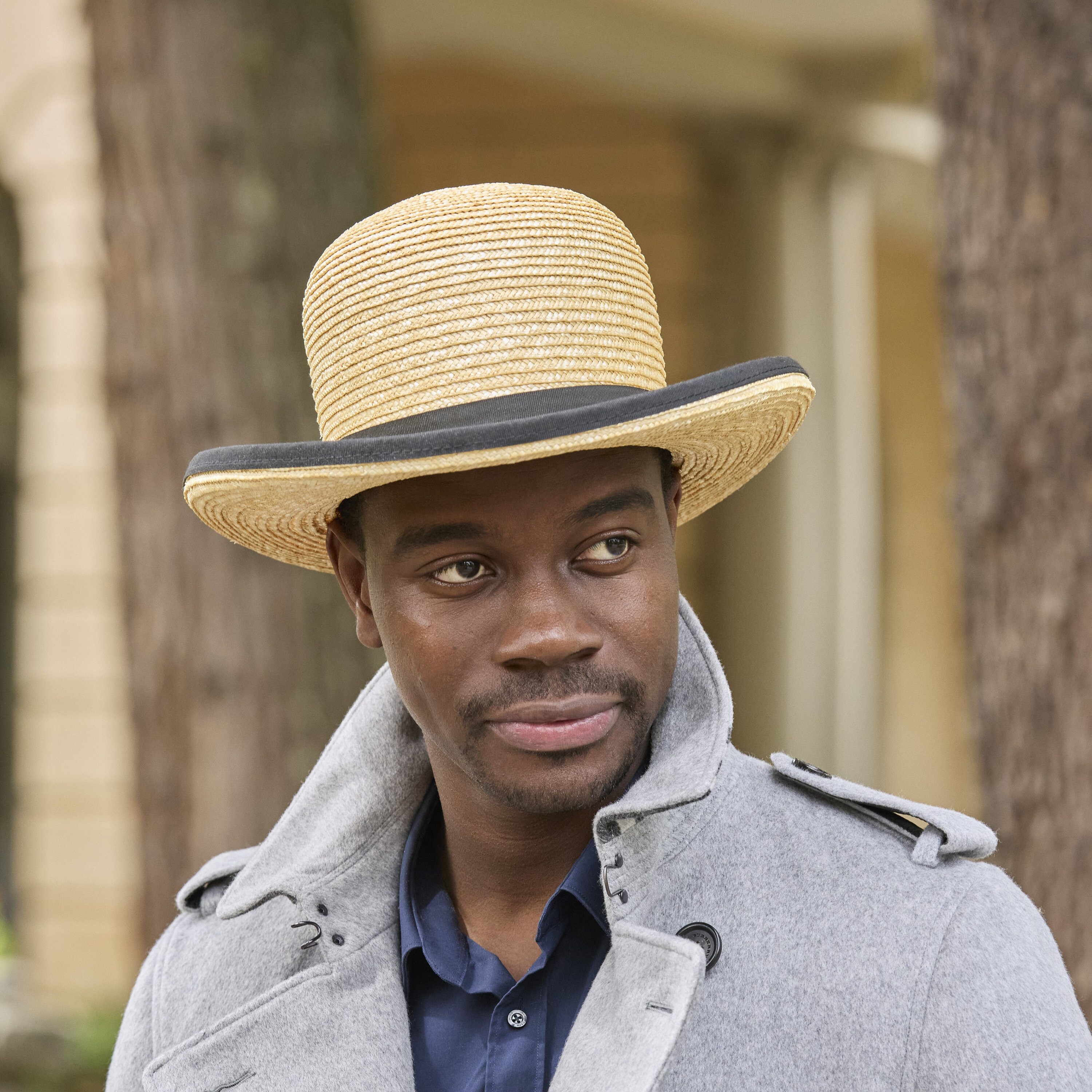 BIG SIZE STRAW HAT WITH CHIN STRING FOR *FARMING FISHING