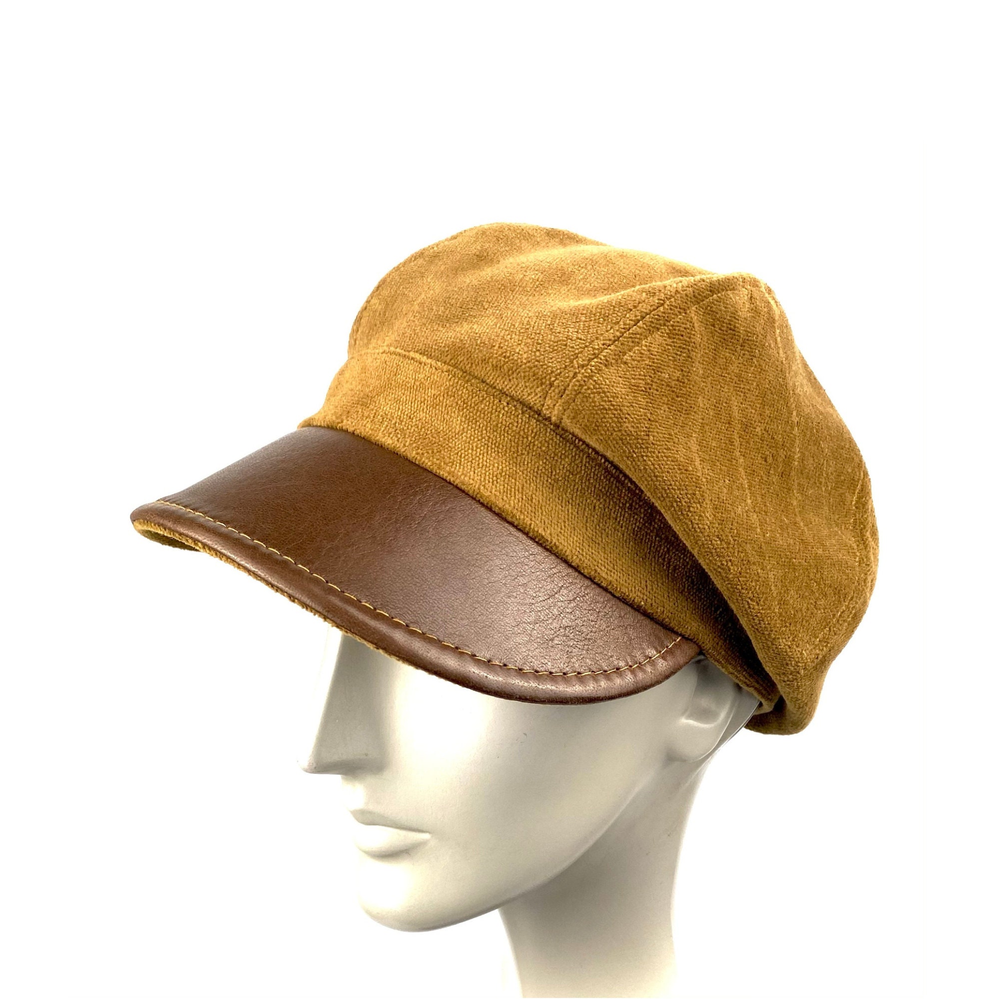 Gucci Brown Monogram Canvas Baker Boy Cap with Patent Visor il_fullxfull.2728523685_i7z5.jpg main image 2