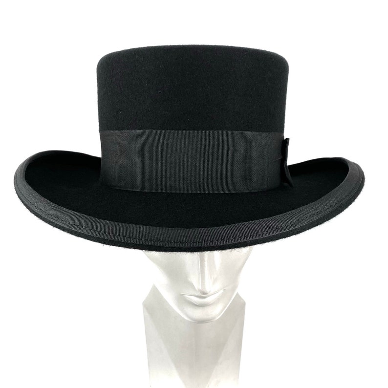 New Edwardian Style Men’s Hats 1900-1920     Telescope hat western gambler hat telescope cowboy hat western bolero hat black felt western hat large brim cowboy hat western hat $183.80 AT vintagedancer.com