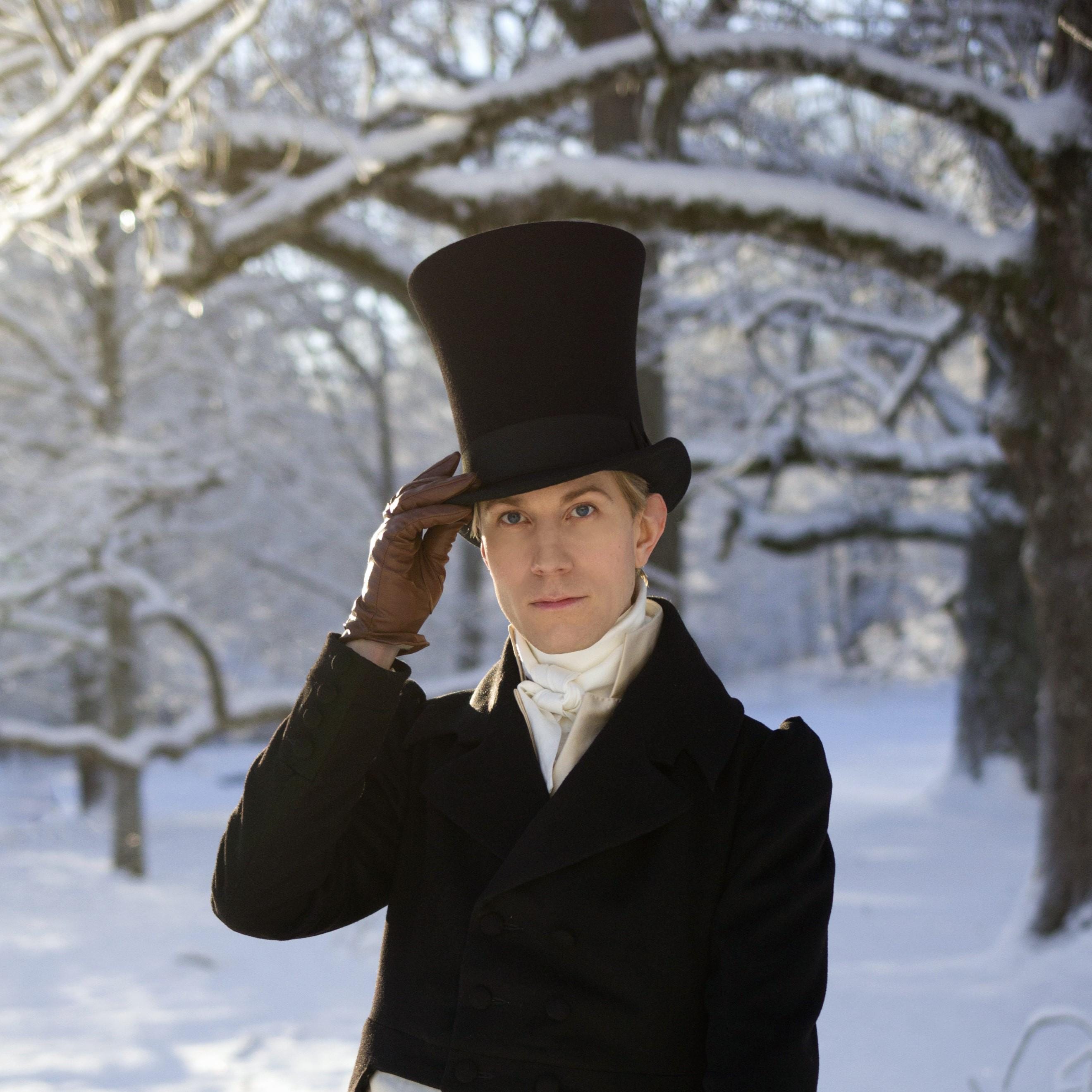 Black Felt Top Hat: Regency Victorian Costume Accessory - Etsy