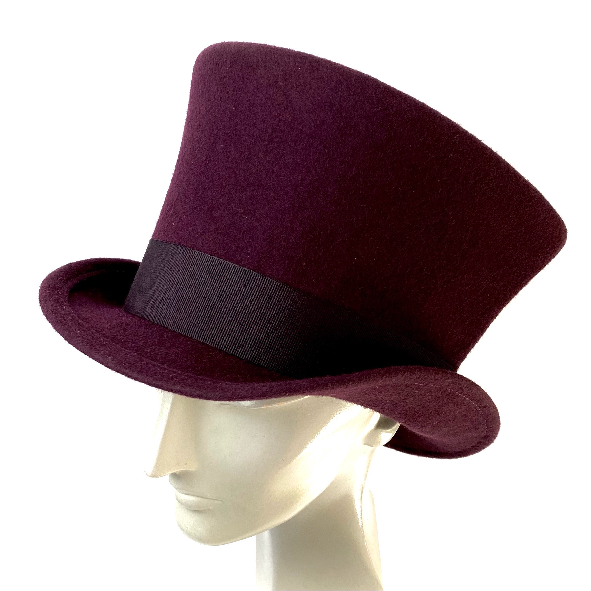 Felt Top Hat Wool Felt Top Hat Custom Top Hat Custom Felt Etsy
