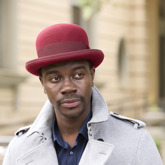 Felt Bowler Hat - Vintage Derby Hat - Formal Heritage