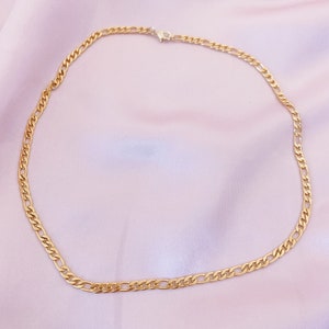 Gold Stainless Steel Chain Layering Necklace