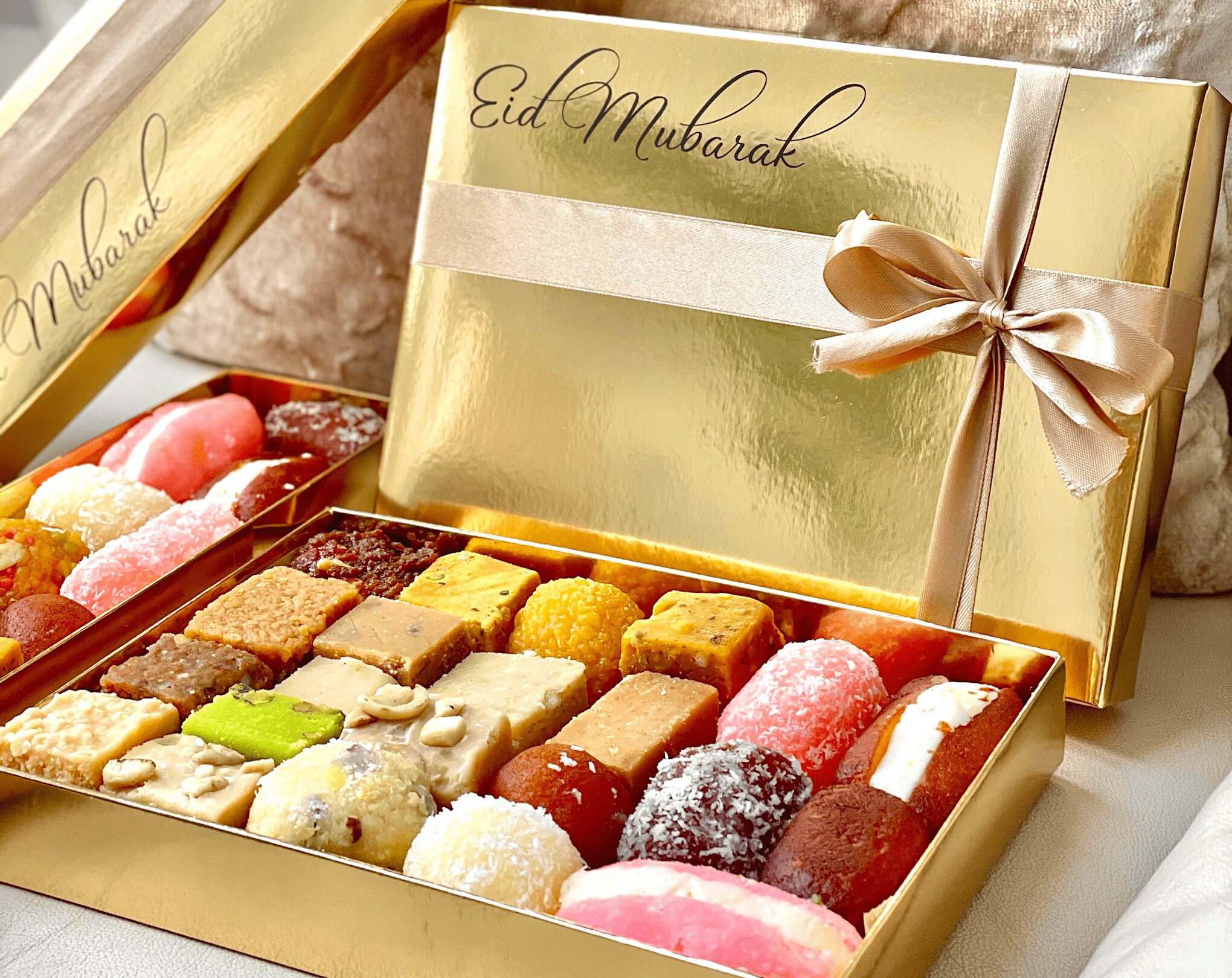 EID Gift in Personalised Gift Box Mithai CHOCOLATE DATES Etsy UK