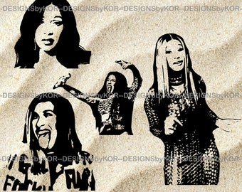 Cardi B Svg Etsy