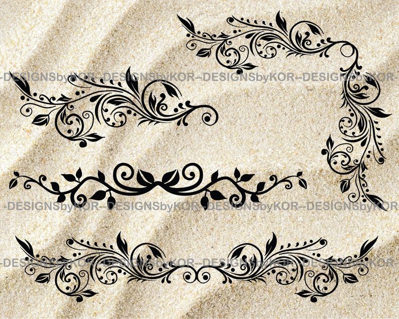 Download Delicate Design 4 Filigree Svg Png Files Detailed Decorative Filigree And Simple Outline And Black Fill Designs 4 Filigree Designs Clip Art Art Collectibles Delage Com Br