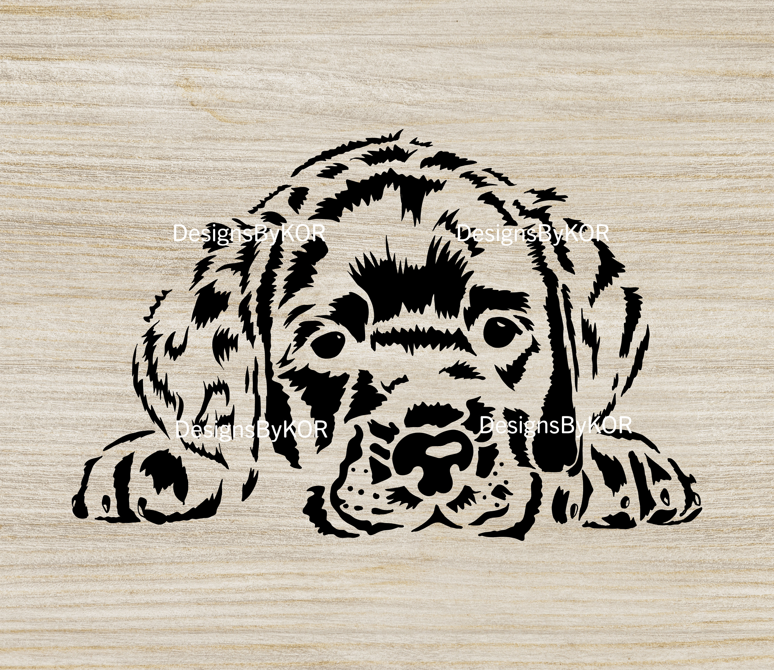 Cute Labrador / Golden Retriever Puppy - SVG and PNG File for Crafting ...