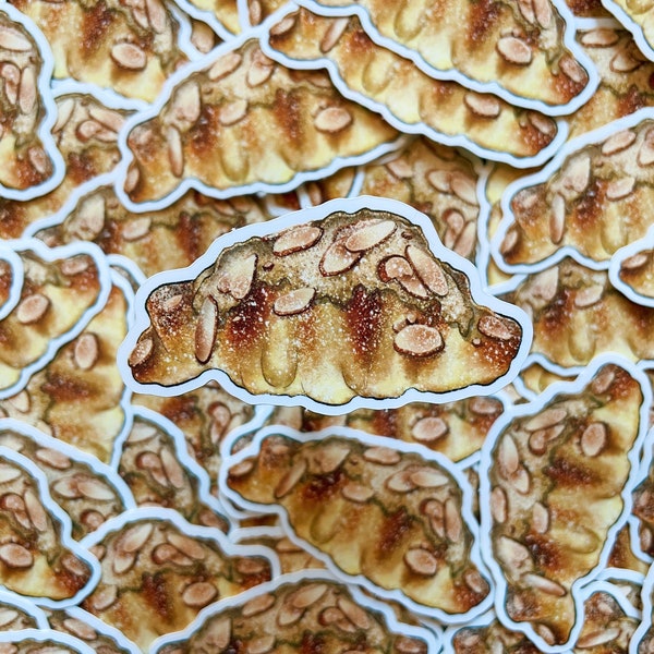 Almond Croissant Sticker