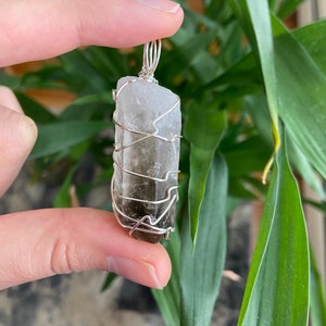 Large Smokey Quartz Pendant, Smokey Quartz Necklace, Smokey Quartz Point, Smokey Quartz Crystal, Crystal for Anxiety