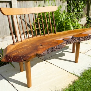 unique handmade bench
