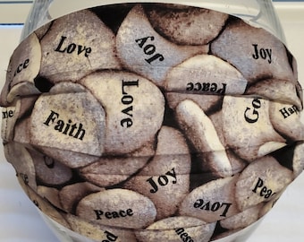 Religious Face Masks  - Inspirational masks perfect for Bible study gifts! Christian gift idea!