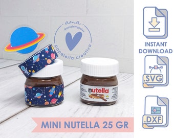 AMA Mini Nutella Lid and Label Template 
