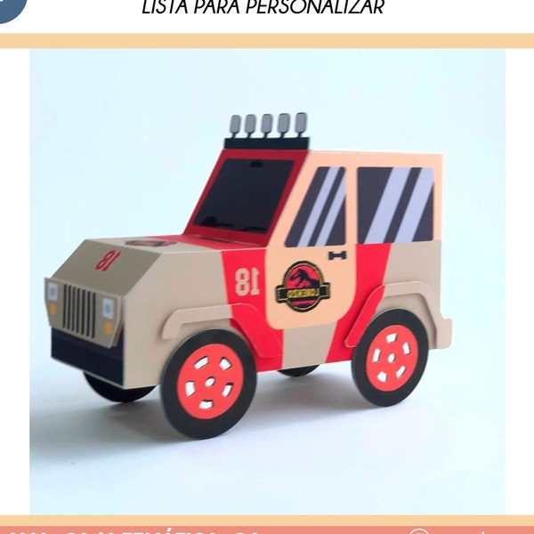 AMA Theme 01, car box template, Jeep papercraft, paper box template, 3D paper cut, cutting templates