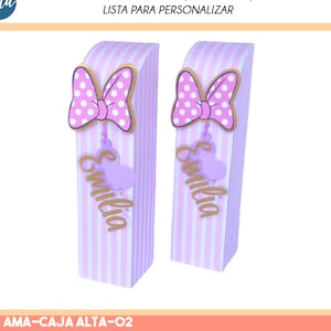 AMA High Box 02, paper box template - Paper box svg- Candy box template-candybar