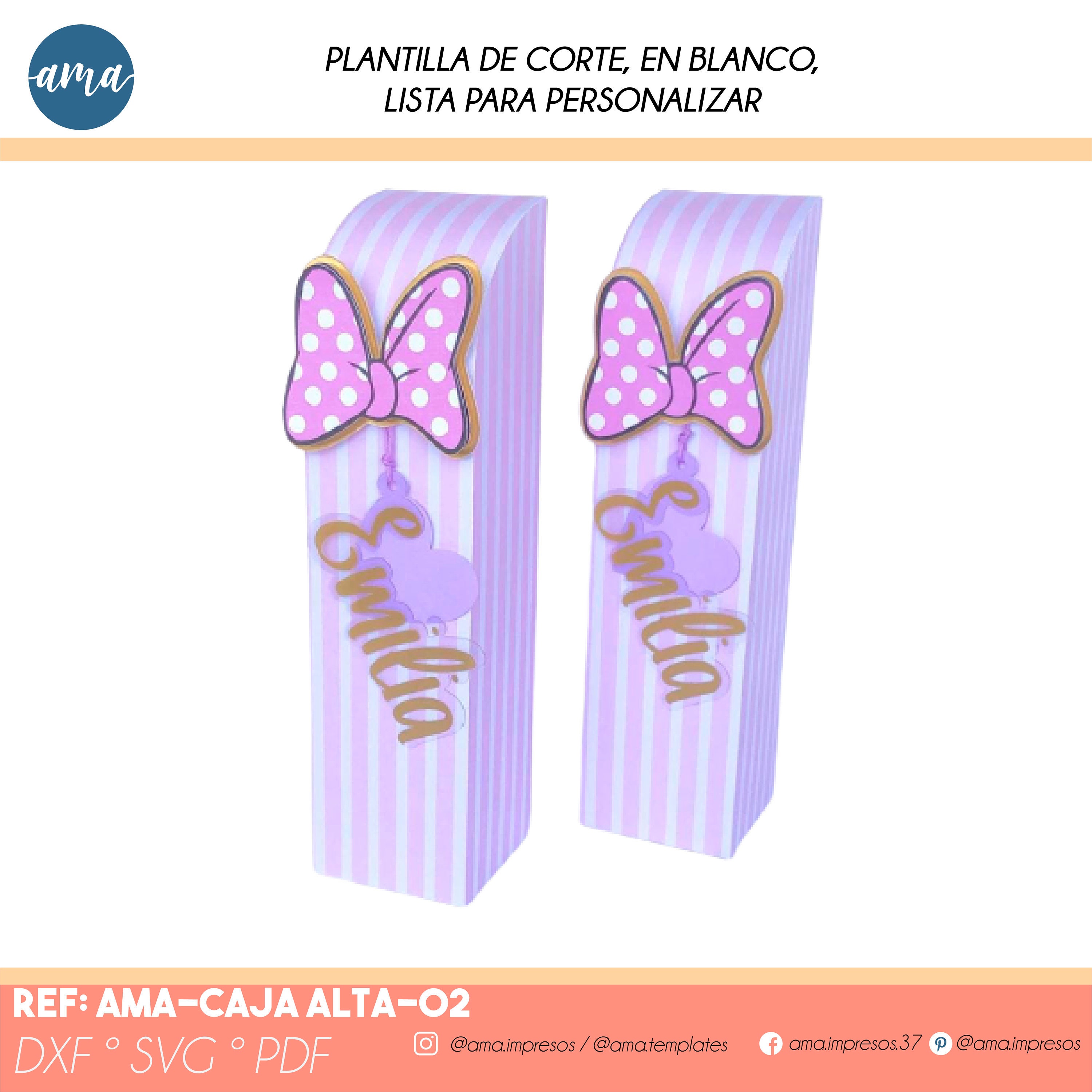 AMA High Box 02, modèle de boîte en papier - Boîte en papier svg - Modèle de boîte à bonbons - candybar