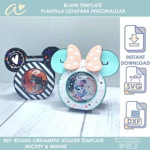 AMA Runder Süßigkeitenhalter Minnie & Mickey Dome 8 cm