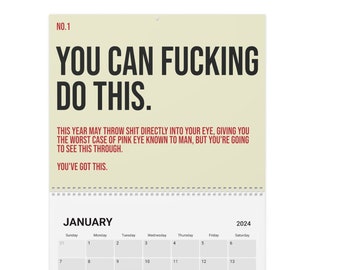 Your Kick-Ass Motivational Calendar (2024)