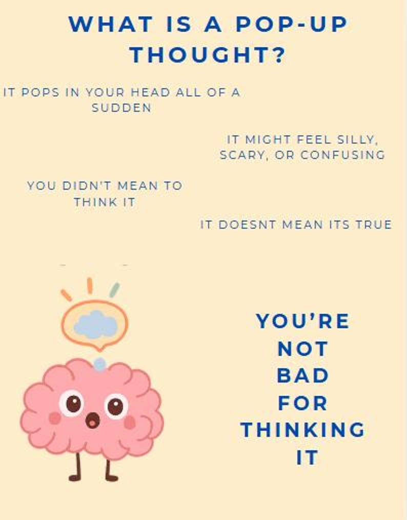 Intrusive Thought Toolkit for Kids | Anxiety & Emotional Regulation ...