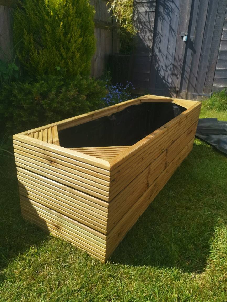 Premium Hand Made Wooden Planter - Etsy Premium Hand Made Wooden Planter - Etsy