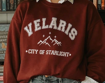 Velaris - The City of Starlight SweatShirt | OFFICIALLY LICENSED | Sarah J Maas | Acotar | SJM | Bookish Merch | The Night Court | Feyre