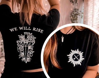 We Will Rise Shirt | OFFICIALLY LICENSED| Jennifer L Armentrout| From Blood and Ash | Kingdom of Flesh and Fire | JLA | Bookish Merch | Baa