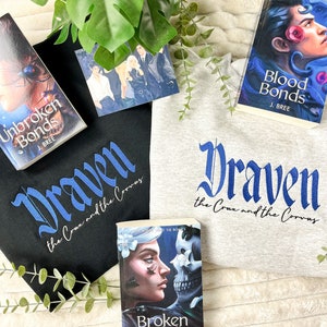 The Draven Brothers Embroidered Sweatshirt | OFFICIALLY LICENSED | The Bonds That Tie | JBree | Bookish Merch | Dark Romance | Booktok