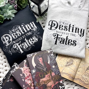 It Was Destiny Embroidered SweatShirt | OFFICIALLY LICENSED | A Touch of Darkness | Scarlett St. Clair | Hade & Persephone | ATOD