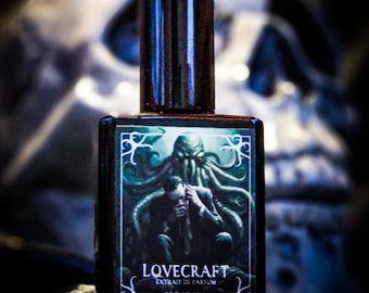 Lovecraft Inspired Perfume | Gothic Dark Fantasy Fragrance | Cosmic Horror Scent | Handmade Niche unisex vibe of darkness novel by Lovecraft