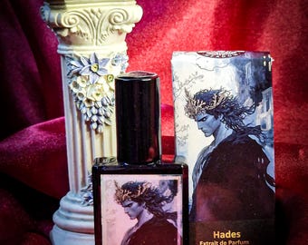 Hades Perfume—Dark Men Fragrance Inspired by Greek Mythology | Smoky, Mysterious Scent | Handmade Artisan Niche Fragrance Deep with Whisky