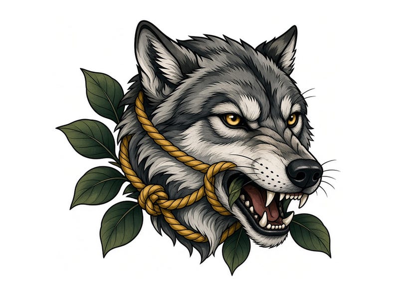 black and grey tattoo stencil, digital download, transparent PNG.