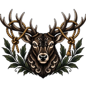 black and grey tattoo stencil, digital download, transparent PNG.