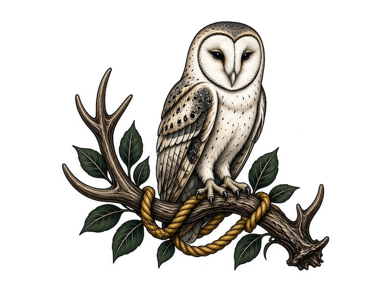 black and grey tattoo stencil, digital download, transparent PNG.