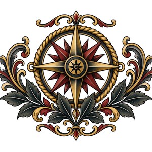 black and grey tattoo stencil, digital download, transparent PNG.