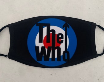 The Who Music Face Mask with Filter