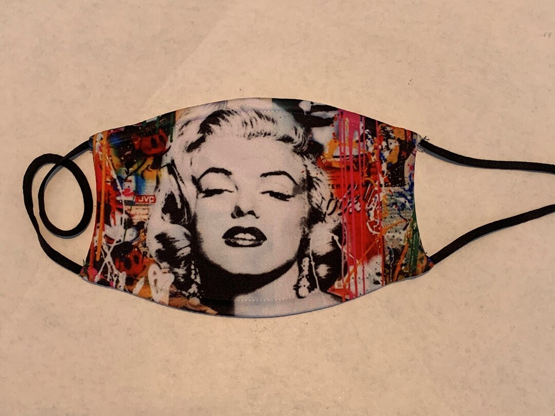 Marilyn Monroe Face Mask With Filter - Etsy