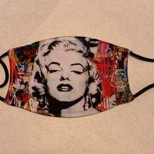 Marilyn Monroe Face Mask with Filter