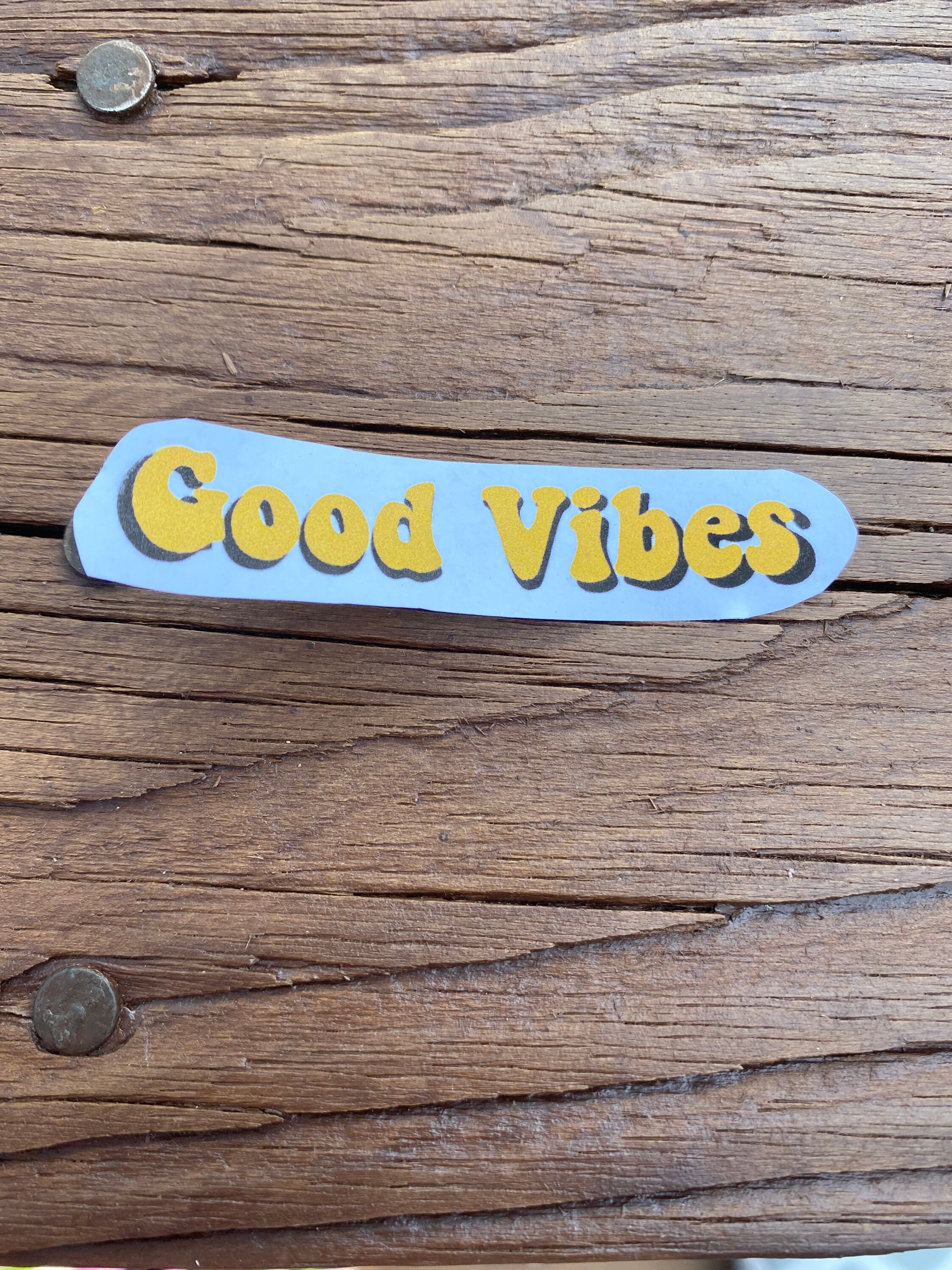 Positive Yellow Stickers Etsy