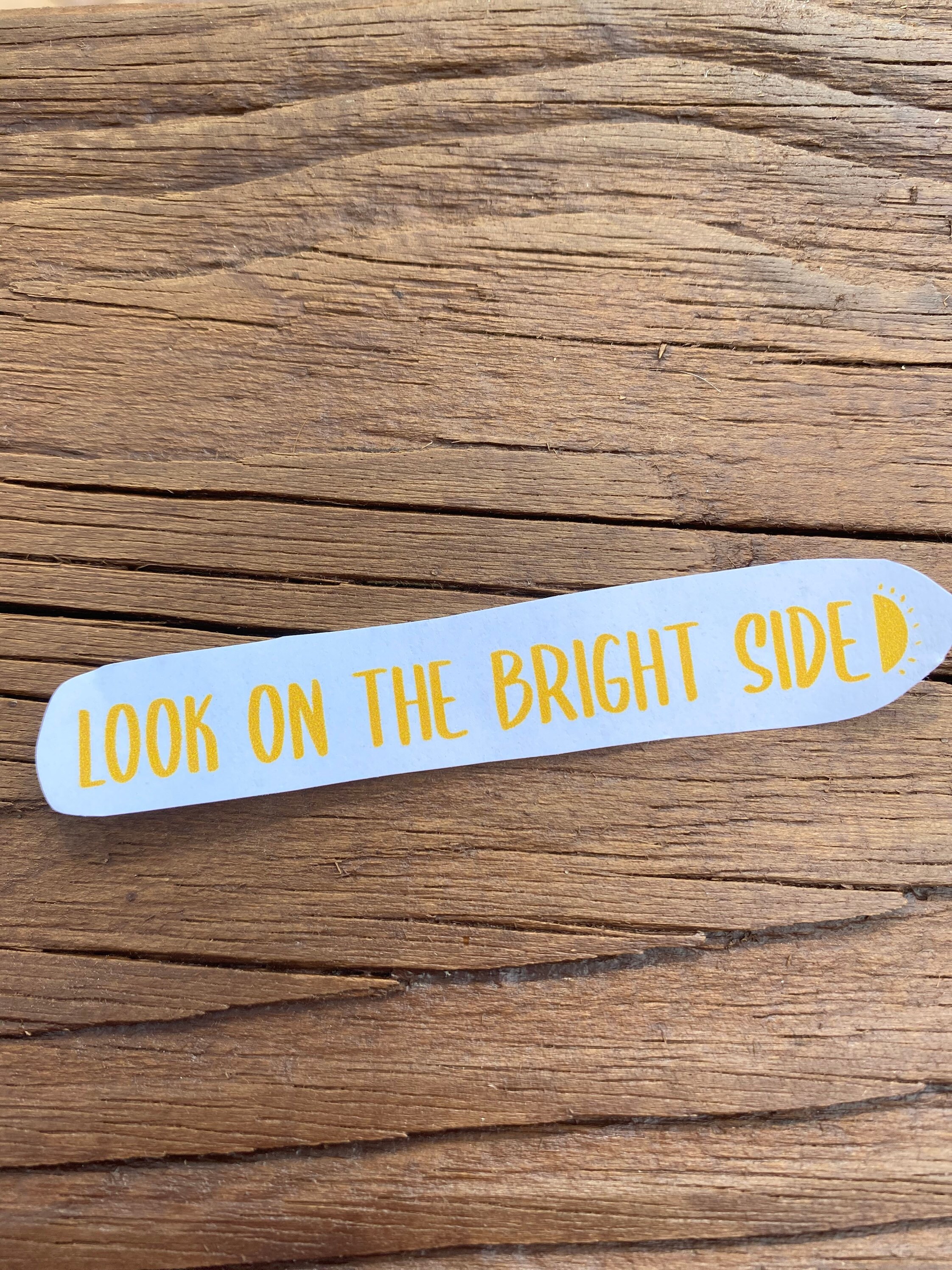 Positive Yellow Stickers Etsy