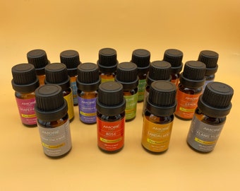 Pure Essential Oils (10ml) - Lemongrass, Ylang Ylang, Lavender