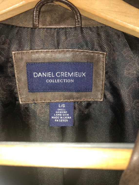 Vintage Daniel Cremieux Lambskin Leather Jacket L… - image 3