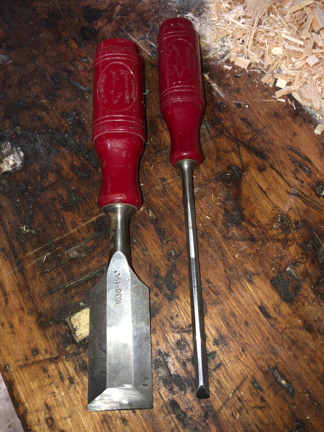 Vintage E a Berg Chisels Both Are Sharp Etsy Canada