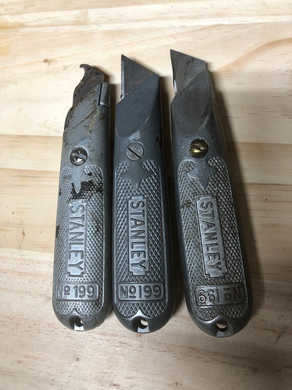 Vintage Stanley Box Cutters Knives Etsy