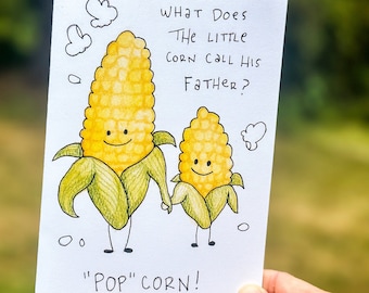 Funny Father's Day Card, Dad Jokes Father's Day Card, Cute Father's Day Card, Pun Father's Day Card, Father's Day Card From Kids