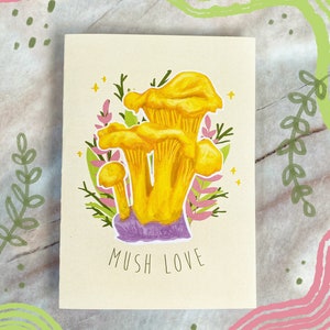 Blank Mushroom greeting card “Mush Love”