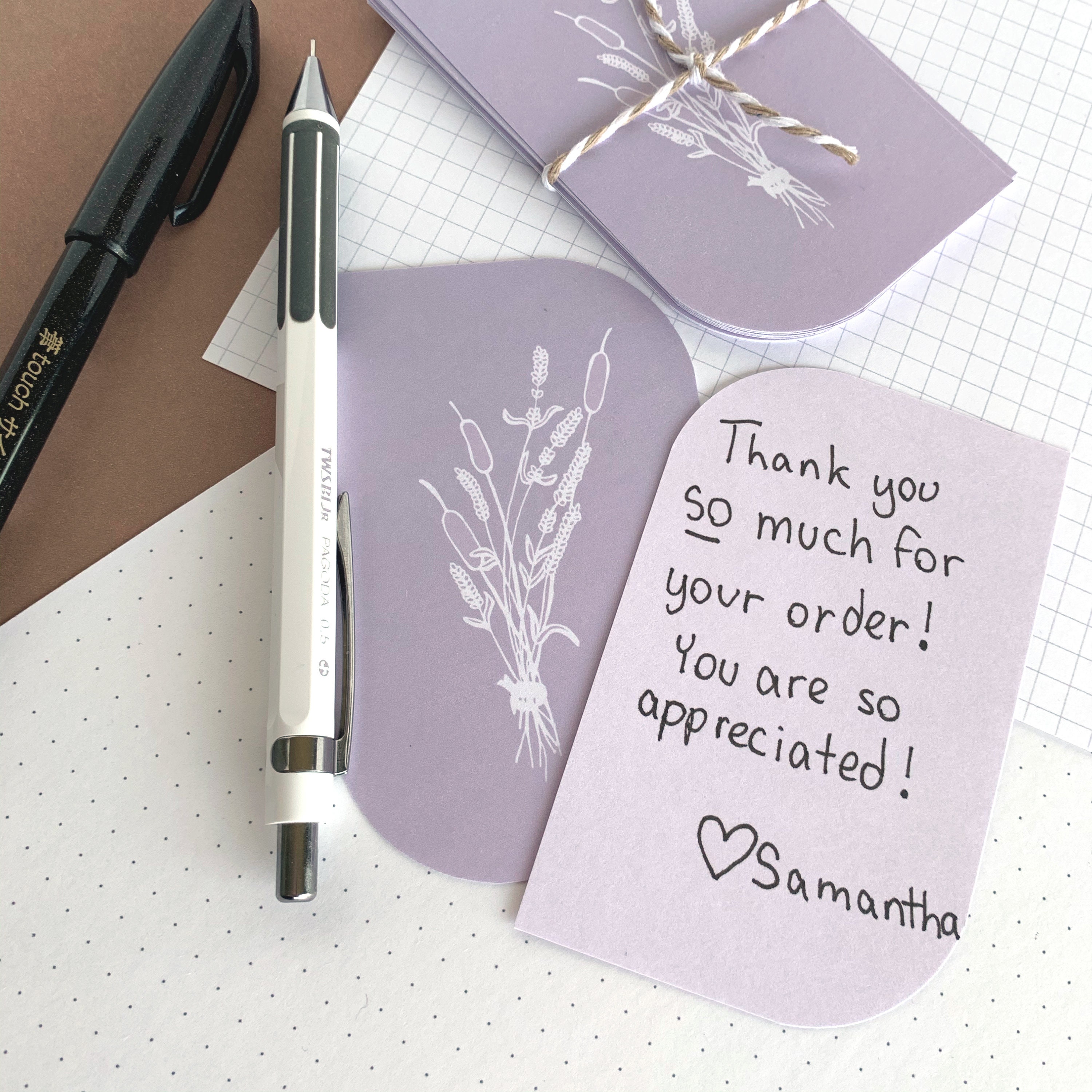 Lavender Note Cards Vintage Aesthetic Penpal and Letter Etsy UK