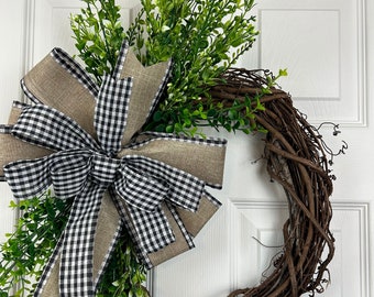 Everyday Grapevine for Your Front Door, Country and Farmhouse Front Door Decor
