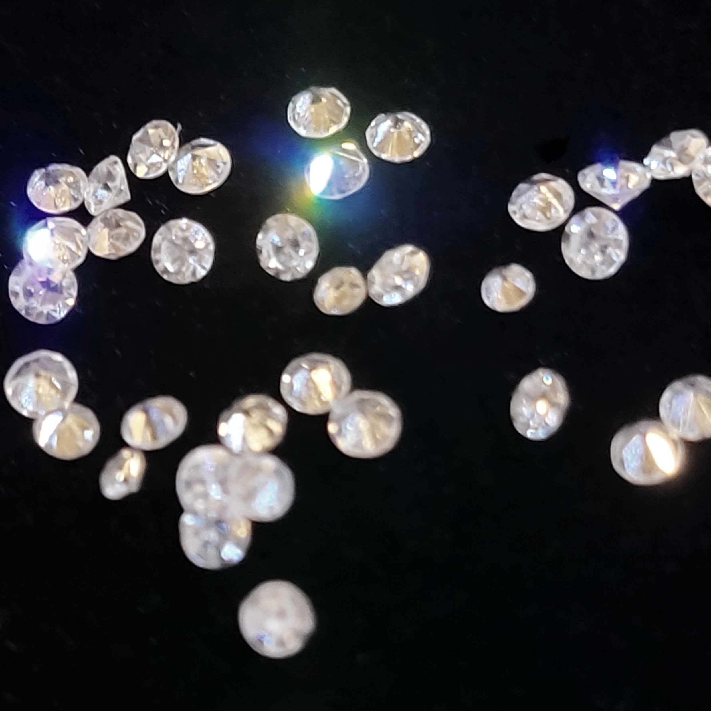 Natural Loose Small Diamonds Round Cut Color H J Clarity Etsy UK